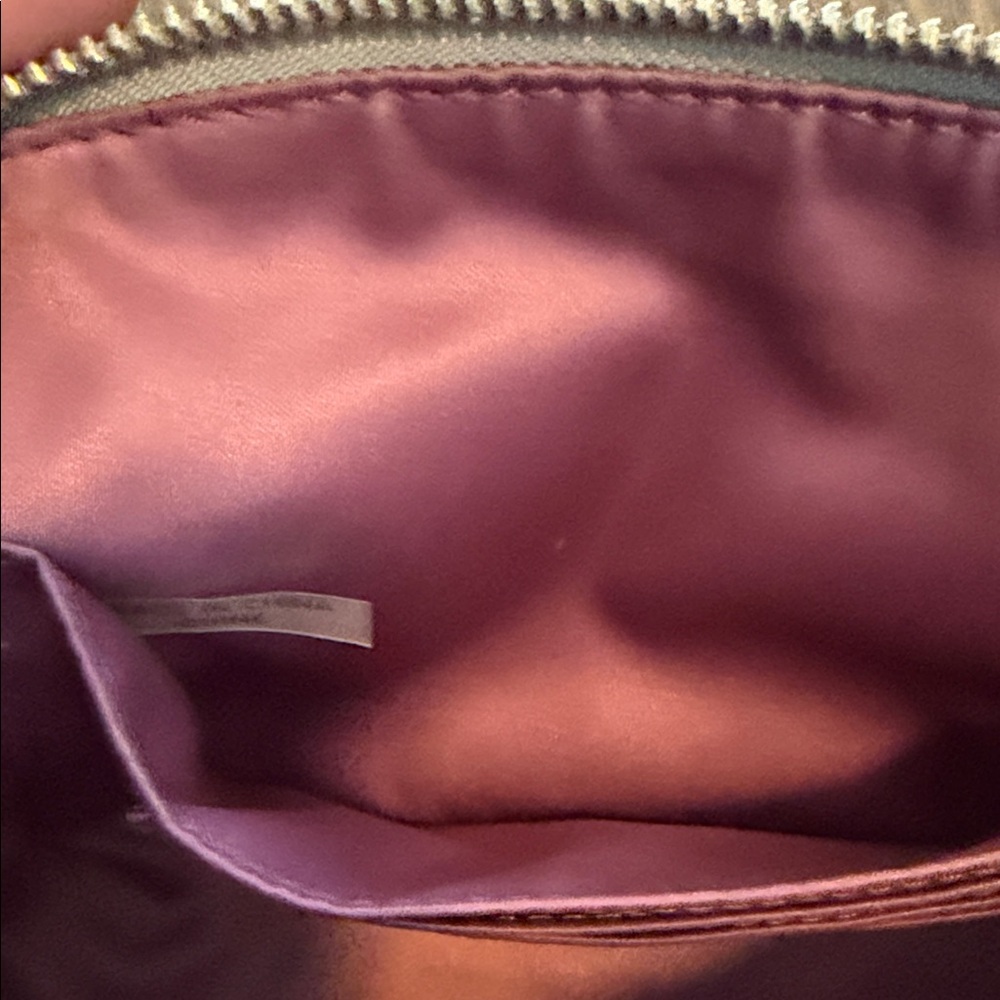 COACH Taupe Signature Canvas Wristlet with Leather Trim - Picture 7 of 7
